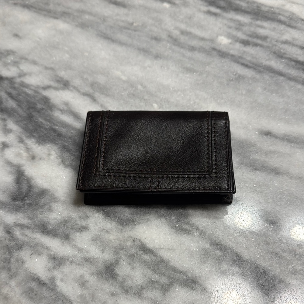 Fossil Black Key Card Holder Minimalist Design